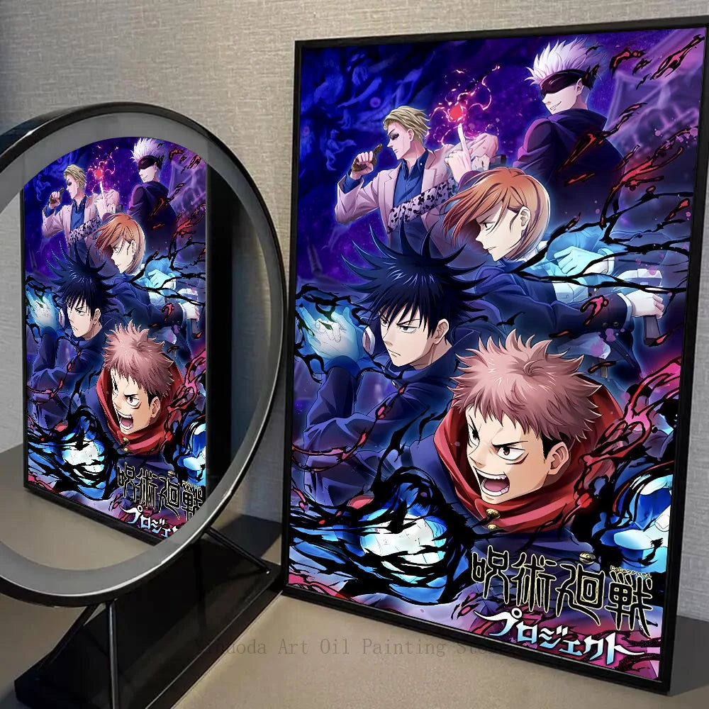 1PC Ujutsu Kaisen Anime Poster