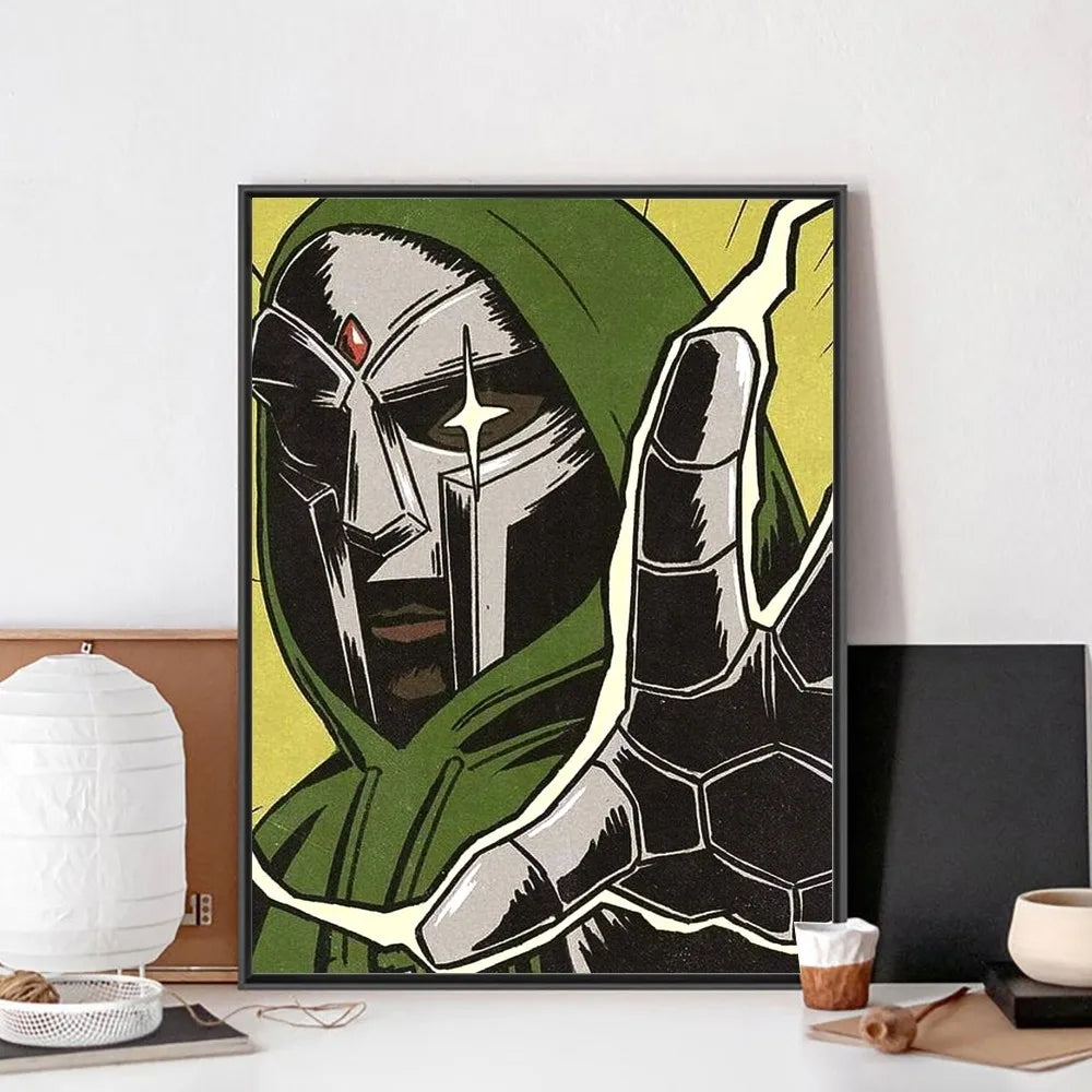 MF Doom Poster No Framed Poster Kraft Club Bar Paper Vintage Poster