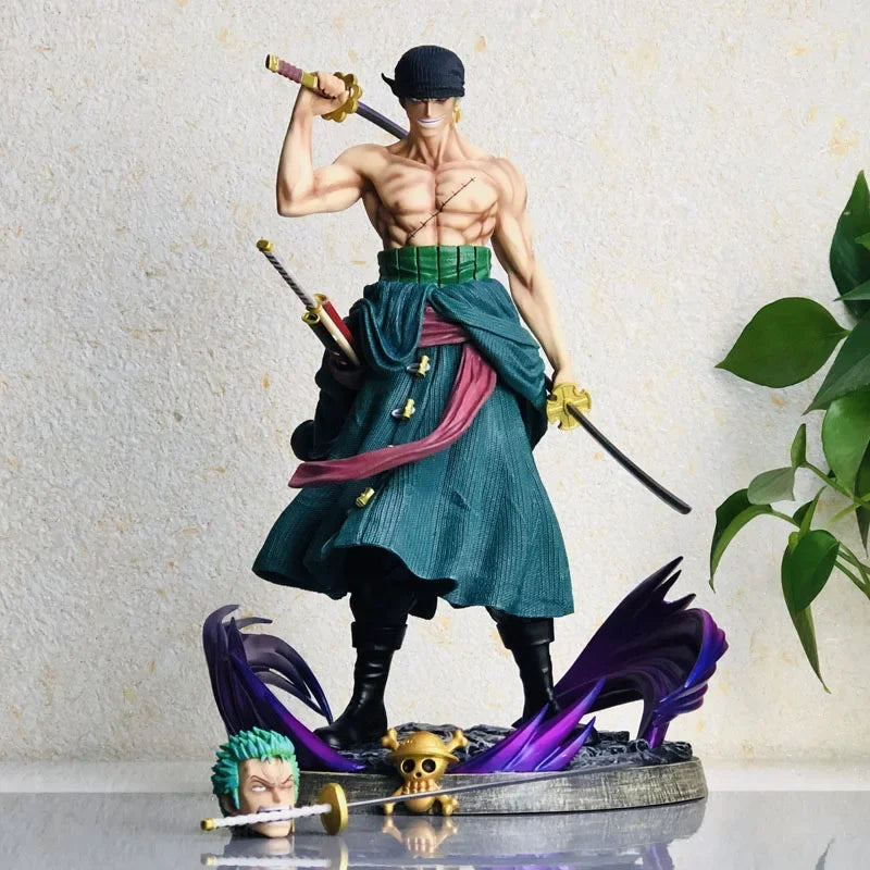 35cm One Piece Anime Figures Roronoa Zoro