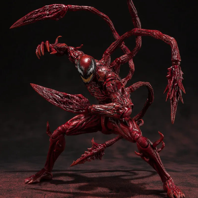 Red Venom Carnage Articulated Action Figure Model Toys