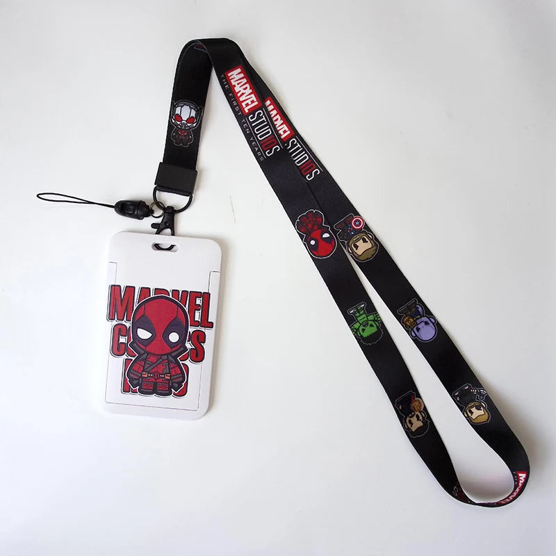 Anime Credential HolderCool Keychain Lanyard For Keys ID Card Sleeve Badge Holder Cartoon Keyring Neck