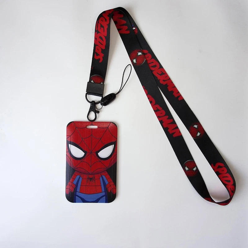 Anime Credential HolderCool Keychain Lanyard For Keys ID Card Sleeve Badge Holder Cartoon Keyring Neck