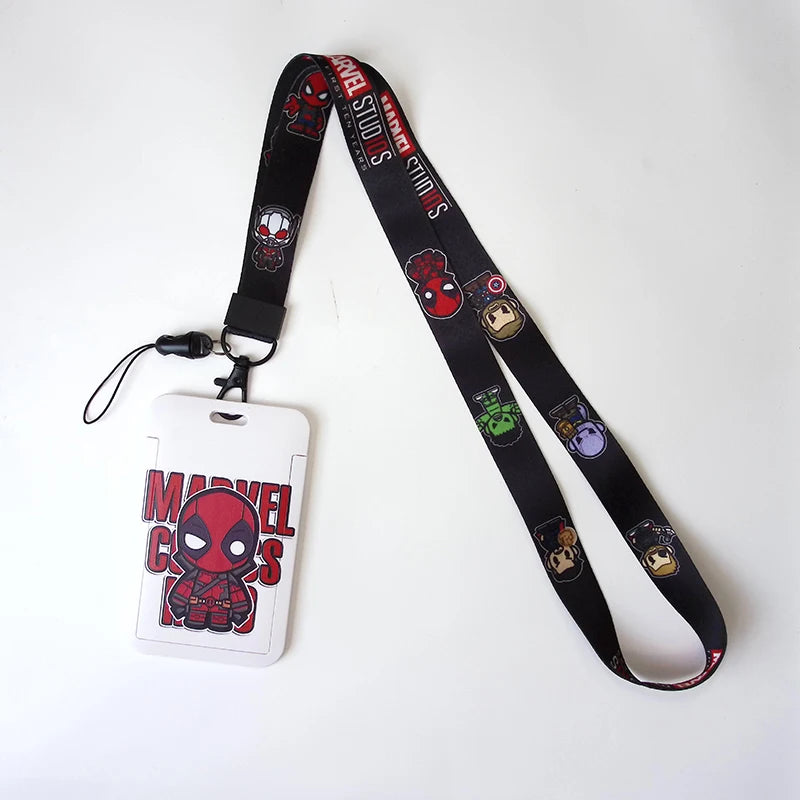 Anime Credential HolderCool Keychain Lanyard For Keys ID Card Sleeve Badge Holder Cartoon Keyring Neck