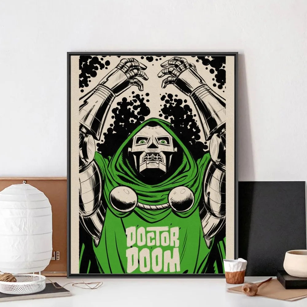 MF Doom Poster No Framed Poster Kraft Club Bar Paper Vintage Poster