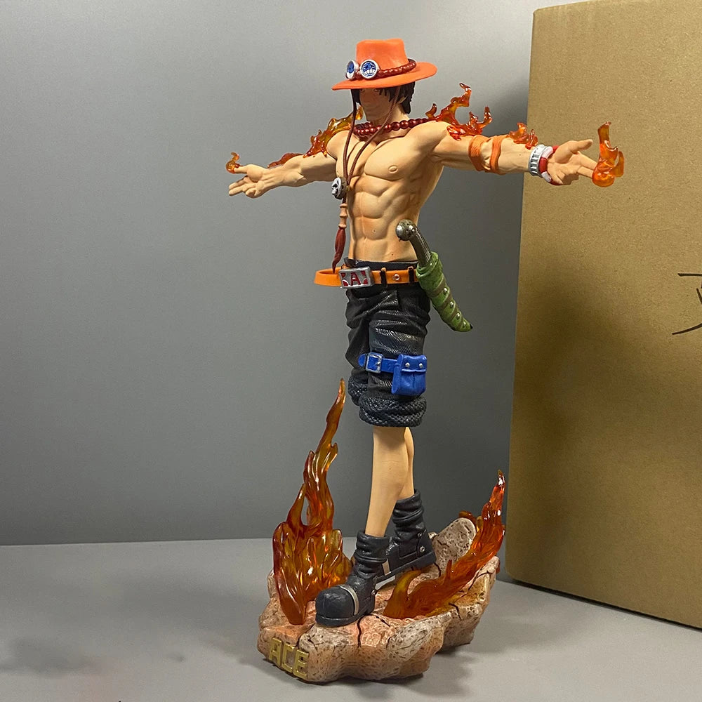 28cm Anime One Piece Ace Figure Portgas D Ace