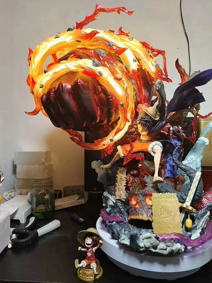 Luffy Gear 3 Figurine Red Roc