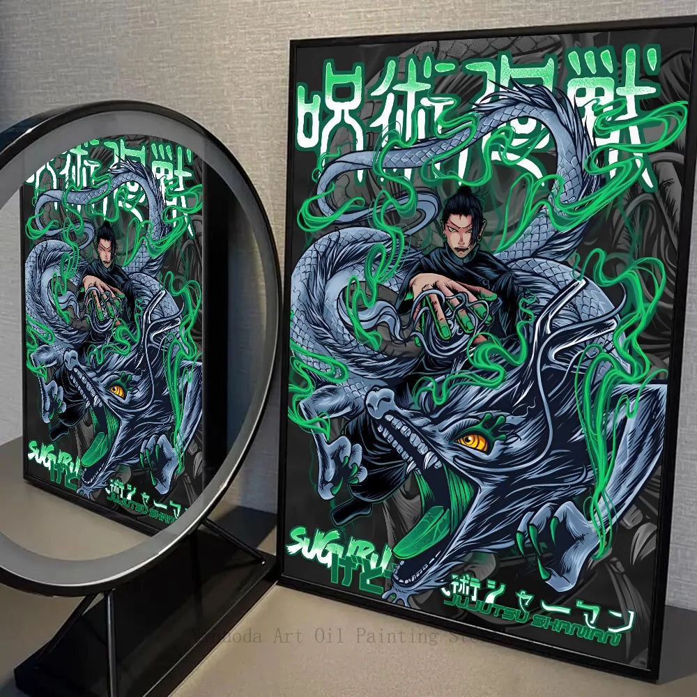 1PC Ujutsu Kaisen Anime Poster