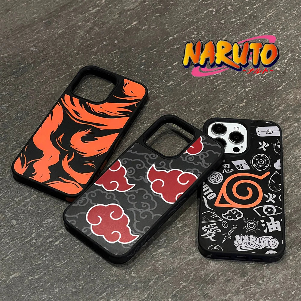 Bandai Anime Akatsuki Clouds Kurama Cases for iphone