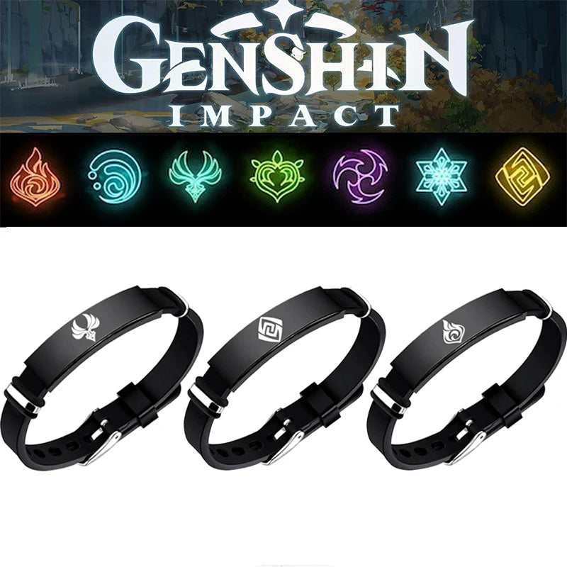 Genshin Impact Vision Stainless Steel Bracelet