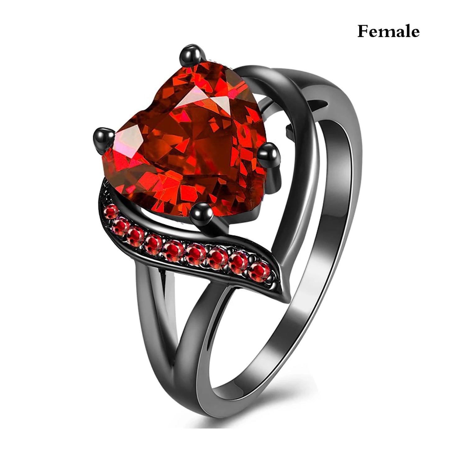 Fashion Couple Rings Romantic