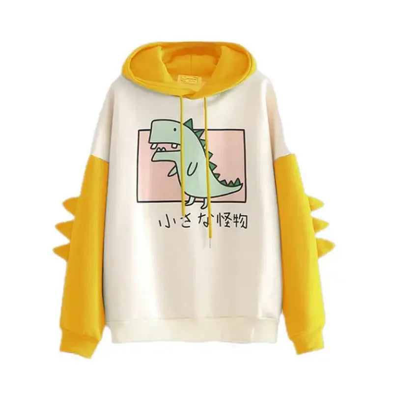 Cute Dinosaur Cartoon Hoodie