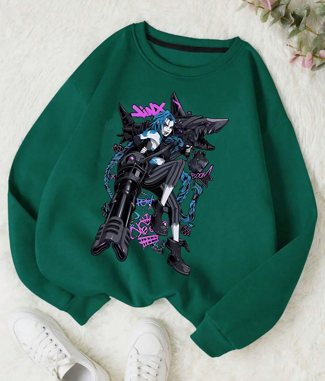 fashion  Anime Jinx Arcane Hoodie eatshirt Fans Gift tops