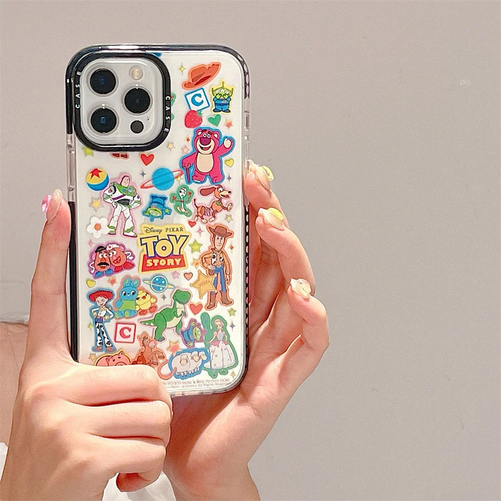 Cartoon Toy Story Woody Buzz Lightyear Phone Case For iPhone