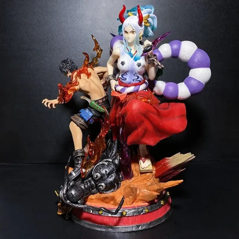 New 30cm One Piece Action Figure Yamato And Portgas D Ace