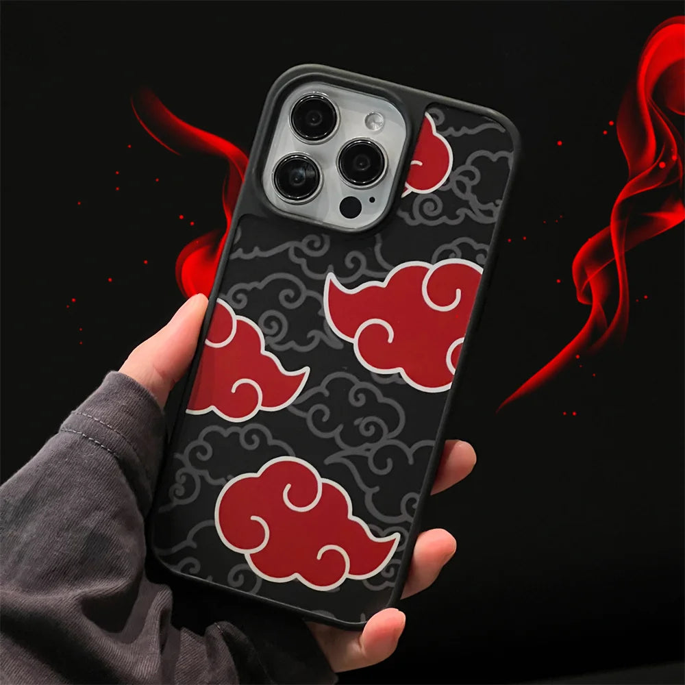 Bandai Anime Akatsuki Clouds Kurama Cases for iphone