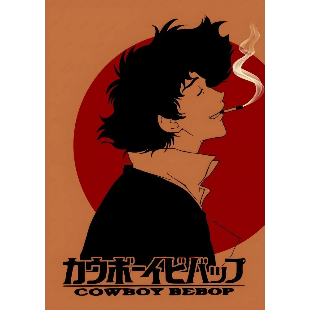 C-Cowboy B-Bebop Anime Retro Poster