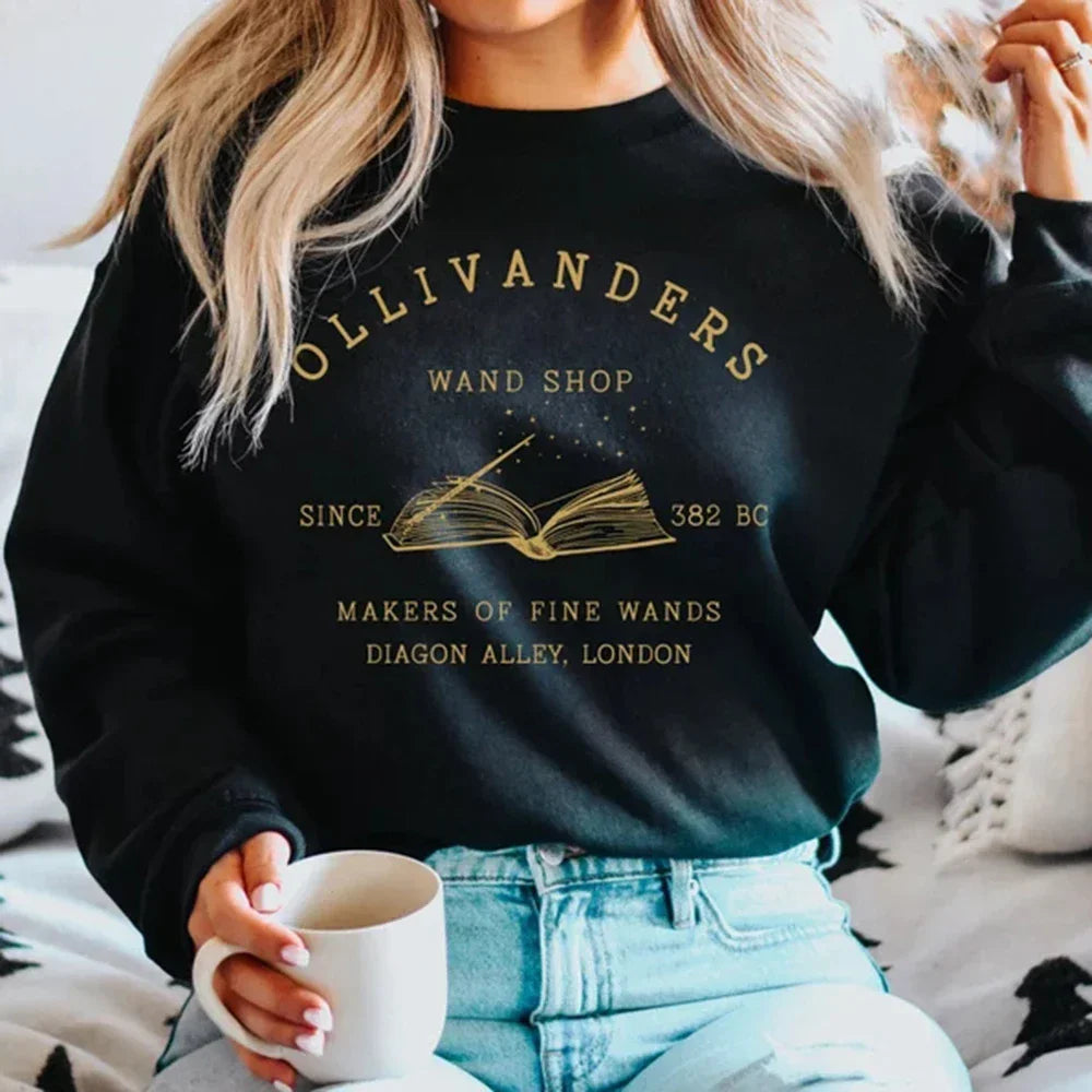 Wizard Book Shop Sweatshirt HP Sweater Magic Wizard Hoodies