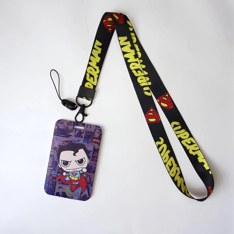 Anime Credential HolderCool Keychain Lanyard For Keys ID Card Sleeve Badge Holder Cartoon Keyring Neck