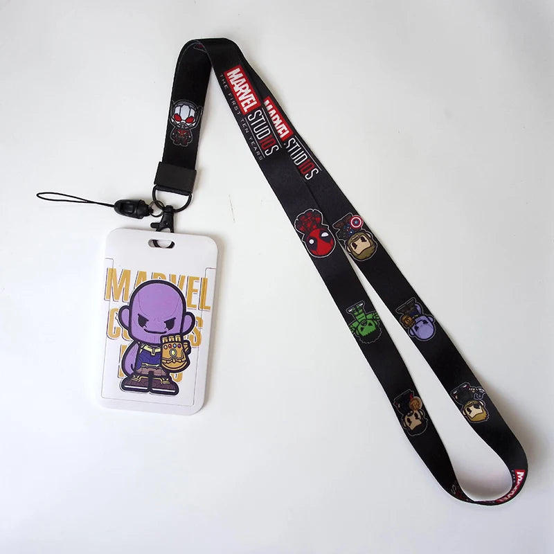 Anime Credential HolderCool Keychain Lanyard For Keys ID Card Sleeve Badge Holder Cartoon Keyring Neck