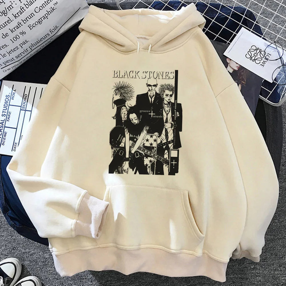 Nana hoodie streetwear anime sweater soft fabric winter