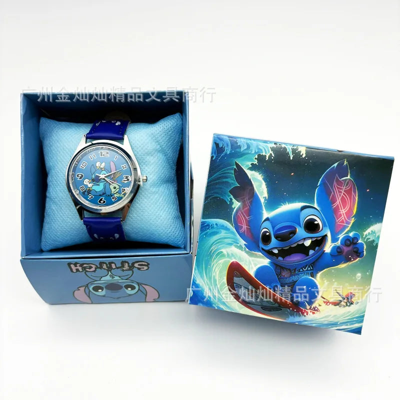 Anme Stitch Pointer Quartz Watch with Box Kawaii Stitch