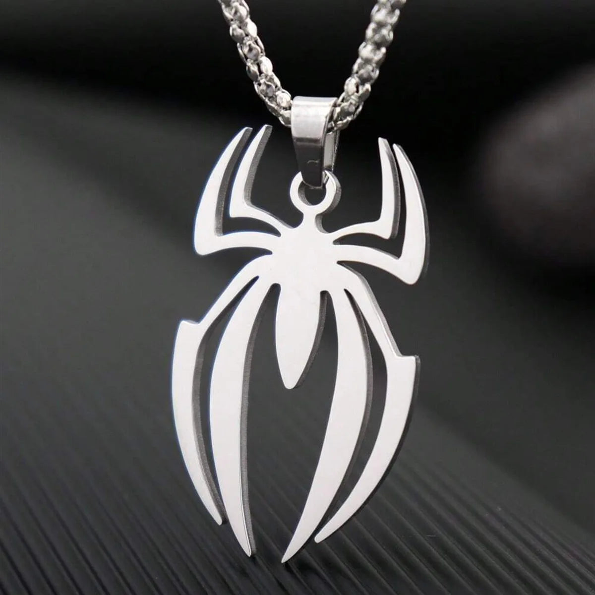 Superhero Spider Logo Cosplay Necklace