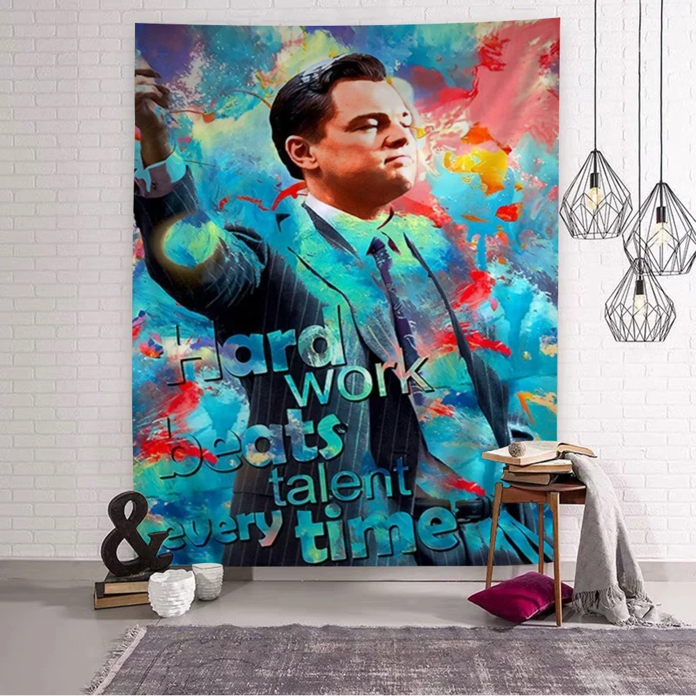 Abstract Graffiti Art The Wolf of Wall Street