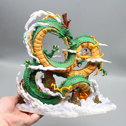 Dragon Ball Anime Figure 22cm Shenron Figures Goku And Shenron Figurine