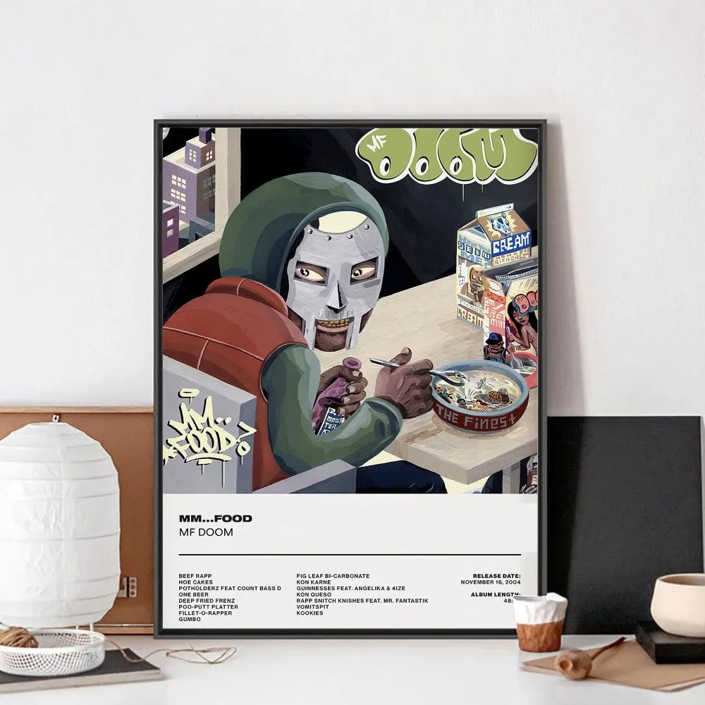 MF Doom Poster No Framed Poster Kraft Club Bar Paper Vintage Poster