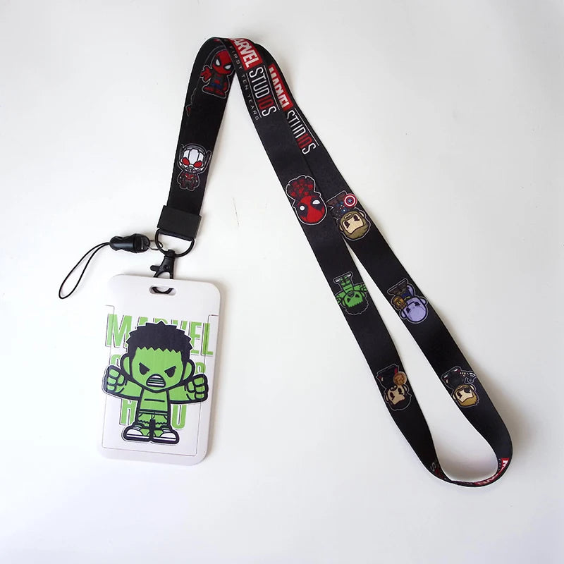 Anime Credential HolderCool Keychain Lanyard For Keys ID Card Sleeve Badge Holder Cartoon Keyring Neck